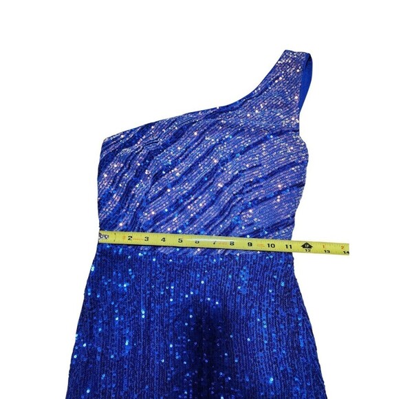 Women's Cocktail & Party Dresses One Shoulder Sequins Bodycon Dress Size Small - Picture 8 of 12